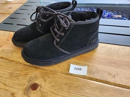  Ugg Neumel Blue Suede Fur Lined Ankle Chukka Boots Style 3236 US Size 11 Women - £39.56 GBP