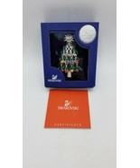 Swarovski Star Rockefeller Center 2005 Christmas Tree Pin Brooch 1515160 - £189.45 GBP