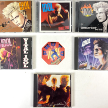 Billy Idol 6 CD Concert Pass Lot Hits Rebel Yell Gen X Vital Charmed Whiplash - £65.91 GBP