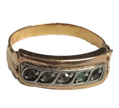 Antique Victorian 10k Ring Size 5.75  / 2.5 grams - £179.83 GBP
