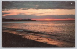 Sunset On The Straits Of Juan De Fuca Washington Coast Vintage Postcard - £11.15 GBP