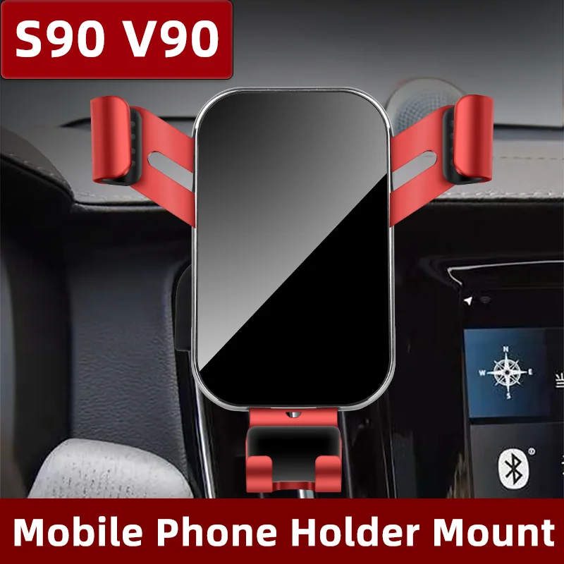 Car Mobile Phone Holder For VOLVO 2016-2022 S90 V90 Air Conditioning Vents Stand - £22.30 GBP
