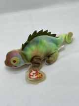 TY Beanie Baby Iggy the Iguana 1997 Tie Dye Vintage 90&#39;s - £19.48 GBP