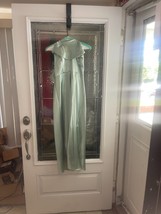 Birdy Grey Satin Green Sexy Midi  Prom Bridesmaid Dress- Medium - $24.75