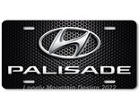 Hyundai Palisade Inspired Art on Mesh FLAT Aluminum Novelty License Tag ... - £14.33 GBP