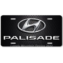 Hyundai Palisade Inspired Art on Mesh FLAT Aluminum Novelty License Tag Plate - £14.15 GBP