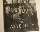 The Agency TV Guide Print Ad Gil Bellows Will Patton Ronny Cox TPA6 - £4.66 GBP