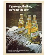 1971 Miller High Life Beer Print Ad Outdoors River 8.5&quot; x 11&quot; - $370.35 MXN