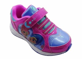 SHIMMER &amp; SHINE NICKELODEON Sparkly Pink Sneakers Shoes NWT Toddler&#39;s Si... - £13.22 GBP