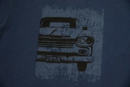 Life is Good Men`s T Shirt S Slim Fit Epic Tee Car Stamp Blue Fade Out New - £23.96 GBP