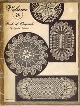 Vtg 1979 Elizabeth Hiddleson Book of Originals Vol 24 Crochet Doily Pattern Book - £11.05 GBP