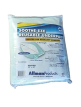 SOOTHE-EZE REUSABLE UDERPAD QUILTED bed liner protector pad 35&quot; x 54&quot; AL... - $15.99