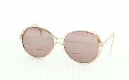 Vtg 60s Mid Century Modern Metzler Clear Acetate Round Mom Sunglasses Glasses - £42.65 GBP