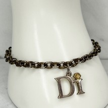 Vintage Diamonds International Bronze Tone Charm Bracelet - $6.92