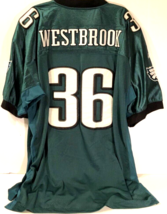 Brian Westbrook #36 Philadelphia Eagles Vintage 90s NFL NFC Green Sewn Jersey 56 - £49.94 GBP