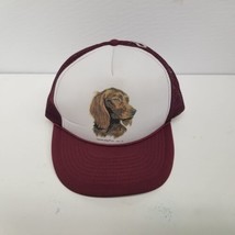 Vintage Retriever Dog Logo Foam Mesh Snapback Trucker Hat, NOS - £13.98 GBP