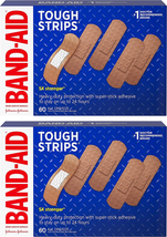 Brand Tough Strips Adhesive Bandage, All One Size, 60 Count of 2 - £14.72 GBP