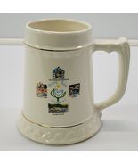 Q) Vintage Sterling Forest Tuxedo New York Ceramic Stein Glass Mug Souvenir - $14.84