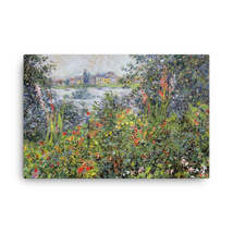 Claude Monet Flowers and Fruit, 1869.jpeg Canvas Print - $99.00+