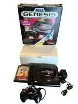 Sega Genesis System Console in original packaging With Sonic The Hedgehog Game - £117.38 GBP