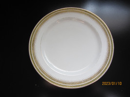ANTIQUE LIMOGES FRANCE J.P.L. JEAN POUYAT GOLD TRIM Dinner Plate 9-3/4&quot; - £7.96 GBP