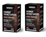 2 X Cybergenics Horny Goat Weed 500mg Nature&#39;s Aphrodisiac 60 ct (Total ... - £19.61 GBP