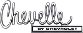 OER Chrome Diecast Trunk Lid Emblem For 1970 Chevy Chevelle Models - £39.80 GBP