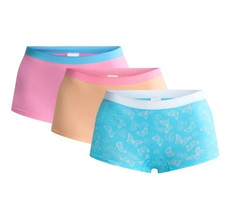 Celebrate! Women&#39;s Seamless Boyshort Panties LARGE Butterfly Stencil 3 Pk - $14.99