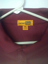 Sonic Drive-In Employee Uniform 4XL Polo Shirt Maroon Short Sleeves NEW - £11.39 GBP