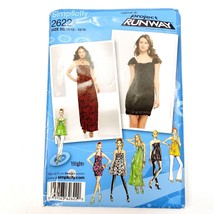 Simplicity Project Runway 2622 Sewing Pattern Dress &amp; Tunic Junior 11-16 Uncut  - £3.97 GBP