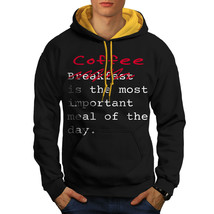 Coffee Important Sweatshirt Hoody Wisdom Men Contrast Hoodie - £19.01 GBP