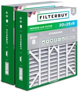 Filterbuy 20X25X6 Air Filter Merv 8, Actual Size: 19.75 X 24.25 X 6.00 I... - $1,818.73 MXN