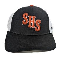 SHS Baseball Hat Size Large XL Black White Orange Claw Under Armour - $23.33 CAD