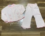 Vintage Miniatures in Fashion Pink Baby Sweater Pants Top Set Size 2T (?... - $15.19
