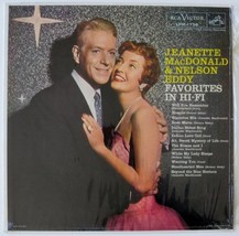Jeanette Macdonald &amp; Nelson Eddy: Favorites In Hi-Fi [Vinyl] Jeanette Macdonald  - £4.55 GBP