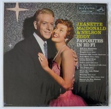 Jeanette Macdonald &amp; Nelson Eddy: Favorites In Hi-Fi [Vinyl] Jeanette Macdonald  - £4.51 GBP