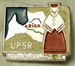 Latvijas Padomju Socialistiska Republika Pin Badge - £1.48 GBP