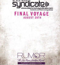 Final Voyage 12 Hr Burner Festival Vegas Promo Card - £1.55 GBP