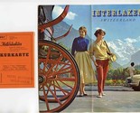 Interlaken Switzerland Brochure and Kurkarte Booklet 1957 - $21.78