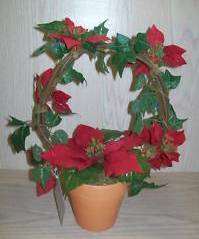 Presidents Club Holiday Gift Poinsettia In Clay Pot  Avon 2001 New - $9.95