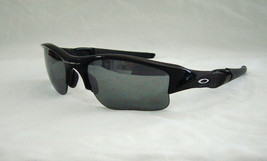 Oakley Flak 12-903 Black Gloss Wrap Sunglasses 63 [] 14 Frames Only - $74.22
