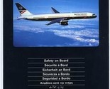 British Airways Boeing 757 Safety on Board Issue 1 1992 - $19.78