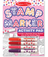 Melissa &amp; Doug Stamp Marker Activity Pad - Butterflies, Hearts, Flowers,... - £7.83 GBP