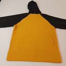 Old Navy 94 Men's Yellow & Black Fleece Pullover Hoodie Sweatshirt Size 12 image 12
