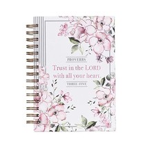 Journals Hardcover Wirebound Trust in the Lord Christian Art Gifts - $11.00