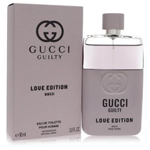 Gucci Guilty Love Edition MMXXI by Gucci Eau De Toilette Spray 3 oz for Men - £111.50 GBP