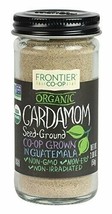 Frontier Herb Cardamom Seed Organic Ground Decorticated No Pods 2.08 oz - £15.20 GBP