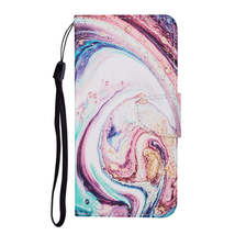 Anymob Samsung Multicolored Marbling Pattern Phone Case Magnetic Flip Leather - £23.10 GBP