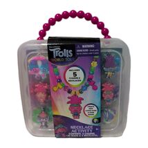 NEW Trolls World Tour Necklace Activity Set w/ 5 Charms 150 Beads &amp; 5 Ne... - €8,60 EUR