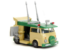 Party Wagon Green Beige Teenage Mutant Ninja Turtles Hollywood Rides Series Diec - £16.38 GBP